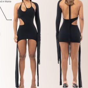 Coucoo ASYMMETRICAL MINI DRESS